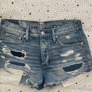 distressed shorts